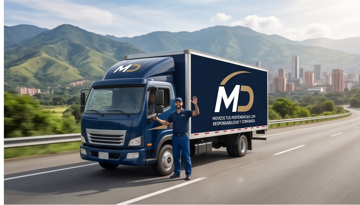 Camión de Mudanzas Deyanira en carretera